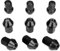 HASKYY 20 Radmuttern SCHWARZ M14 x 1,5 x 34 SW19 Kegel für Felgen/Alufelgen kompatibel mit US-CARS Modelle
