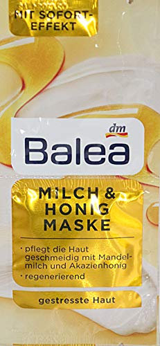Balea Milch & Honig Maske 10er Packung für 20 Anwendungen