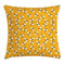 ABAKUHAUS Biene Kissenbezug, Bienen Honig produzieren Zellen, Wasser und Schmutz resistent Stoff Digital Druck Für den Innen oder Außen Bereich, 40 x 40 cm, Hellorange Gelb