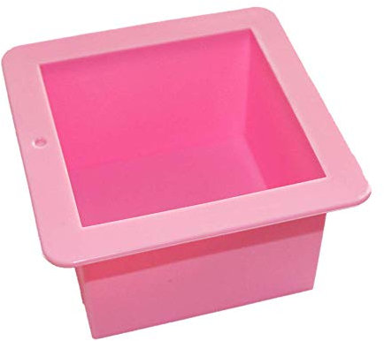 Molde cuadrado de silicona grande para jabón, vela, gelatina, caramelo
