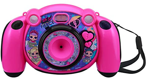 Disney Eiskönigin Frozen II Kinder-Kamera mit Foto- & Videofunktion | Kindgerechter digitaler 2MP Fotoapparat mit coolen Sticker- & Bearbeitungsfunktionen | Für Mädchen ab 3 Jahren