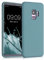 kwmobile Hülle kompatibel mit Samsung Galaxy S9 Hülle - gummierte TPU Silikon Handyhülle - Schutzhülle für kabelloses Laden - Case in Arctic Night
