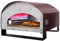 La zappa Forno a gas per pizze in acciaio inox da esterno con piedi pieghevoli 33 x 42 cm Made in Italy (Bordeaux)