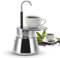 Mokka-Kanne,Aluminium-Mokka-Kaffeemaschine, Mokka-Herd, italienische Kaffeemaschine, Kaffeemaschine, Herdplatte, Espressokocher für aromatisierten, starken Kaffee, 12 Espresso-Töpfe Mokka-Töpfe C