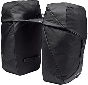 VAUDE TwinRoadster - Doppel-Hinterradtasche fürs Fahrrad mit 52 Liter - inkl. Regenhülle