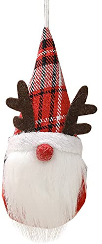 TianWlio Gesichtslose Puppe Dekoration Puppe Anhänger Weihnachtsbaum Zubehör Geschenk Controller Wandhalterung Selbstklebend