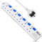 SE UKASE Extension Lead withUSB-C PD port,Fast Charging, 6 Way Plug Sockets with Individual Switches USB and Type C, Wall Mount Design with 2M Extension Cable 2990W/13A SU 836PD
