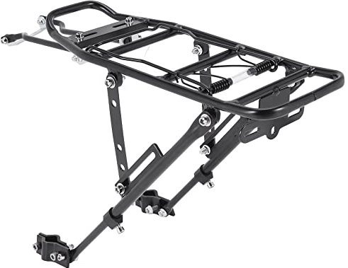 POOSR Porte-bagages de vélo - Frein à disque en alliage d'aluminium - Porte-bagages - Vélo de course pliable - Porte-bagages