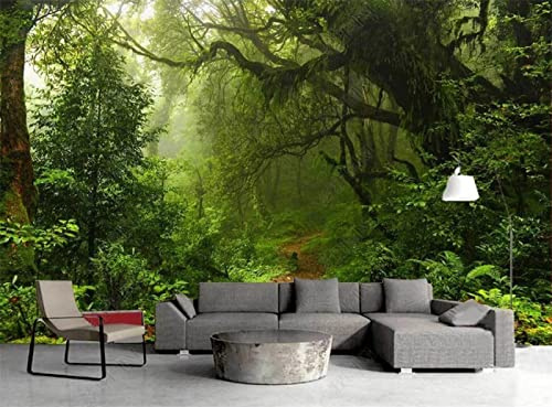 Benutzerdefinierte Fototapete Wald Natürliche Landschaft Wohnkultur Wandbild 3D Tapeten Schlafzimmer Dekor Tapete-250Cmx175Cm