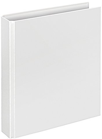 VELOFLEX - Ringordner Basic, Ringbuch, Ordner, DIN A5, 2-Ring-Mechanik, 196 x 230 x 30 mm, Karton (5 Stück, weiß)