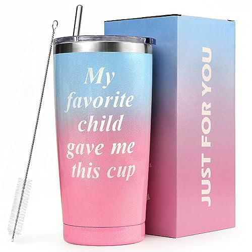 Personalised Birthday Gifts for Mum - Tumblers with Straws, Lids & Thermos Travel Mug