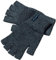 Kinetic Wool Glove Half Fingers S/M Grey