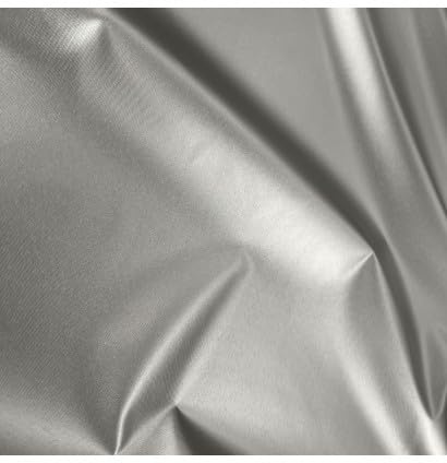 FABRICEU Sunlight Reflective Fabric, UV Protective Fabric for Sewing and Sun Shade Waterproof Outdoor Fabric Keep Heat Out(1m x 160cm)