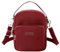 FAVORTALK Kleine Umhängetasche Damen Crossbody Taschen - Wasserdichte Handtasche Schultertasche Leichte Rot Messenger Tasche für Schule Arbeit Reisen - B02303