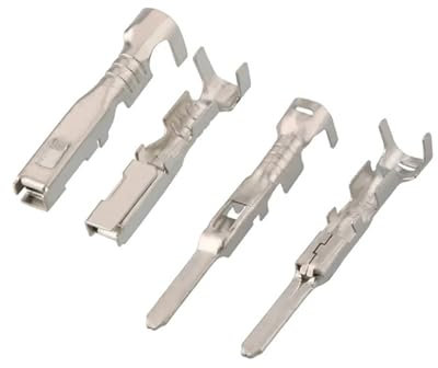 Morsettiere a crimpare maschio e femmina serie 50 pezzi da 2,2 mm for connettori elettrici automobilistici sigillati DL TL SL 8100-1429 (Color : Male, Size : 50 pcs)