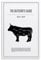 TSIDDKA Butchers Beef Cuts Poster, Wohnzimmer-Dekor, moderne ästhetische Wandkunst, Poster, Geschenk für Freunde, ungerahmt, 20 x 30 cm
