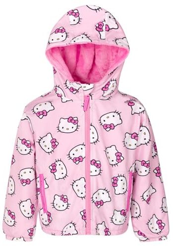 Hello Kitty Veste zippée pour fille Tailles du 4 au 12 ans