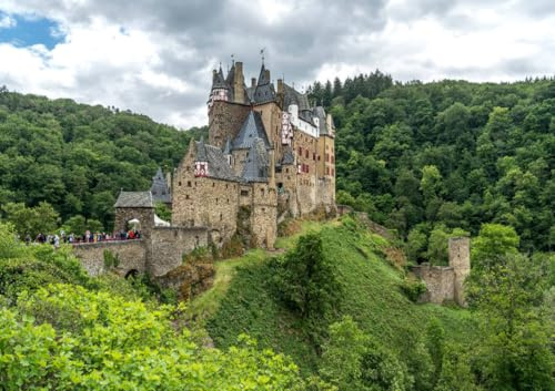 CALVENDO Poster 42,0 x 29,7 cm Querformat Die Burg Eltz| Bilder, Kunstdruck, Wandbild, Wanddeko, Prints ohne Rahmen