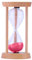 Generic Horloge sablier en bois 5 minutes Rose