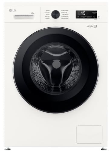 LG W4X1095NWK - Lavadora Secadora Inverter Direct Drive 9/5kg, 1400 rpm, 6 Motion, Vapor Steam, Wi-Fi ThinQ, Clasificación A (Lavado) E (Secado), Serie 140, Blanco