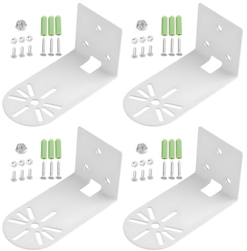 ZITUZY 4 Stücke Kamera Wandhalterung, Halterung für Überwachungskamera, Überwachungskamera halterung, für Ring Stick Up Cam Batery (3rd Gen), Ring Stick Up Cam Piug-in (3rd Gen), Ring indoor Cam