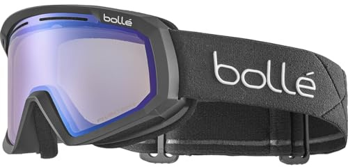 Bollé Y7 OTG Black Matte - Phantom+ Blue Semi Polarized Photochromic Cat 1 to 3 Cat 1 to 3 - Skibrillen - Phantom+ Blue Semi-Polarized - Größe M - Unisex - Erwachsene