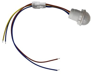 Sensor de movimiento de 12 V, detector de movimiento PIR de 220 V/110 V, temporizador automático de montaje en pared por infrarrojos, interruptor de luz con sensor de movimiento LED de 24 V for exteri