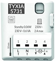Delta Dore Récepteur sans fil Tyxia 5731 pour brise soleil orientable, store vénitien et store banne - Centralisation | store connecté | programmation - 6351412