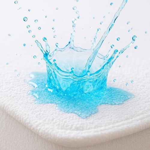 Dudu N Girlie Matratzenschoner für Kinderbett, 100% wasserdicht, Frottee