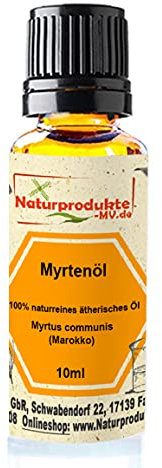 Myrtenöl (10 ml) 100% naturreines ätherisches Myrten Öl