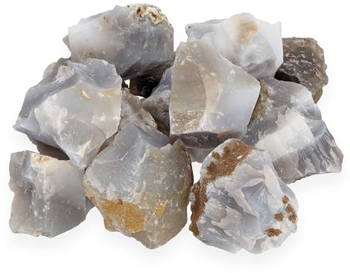 Wassersteine 300g | 100% naturbelassene Edelsteine Heilsteine | Echte unbehandelte Rohsteine für Edelsteinwasser Lebensquelle Plus (Achat)