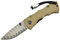 MAX KNIVES - MKBAMOTD - Lame Damas - Fermeture liner-lock - Couteau de survie pour camping, chasse, pêche et randonnée - Couteau pliant avec manche en G10.