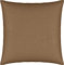 Erwin Müller Kuschelkissenbezug, Kissenhülle Single-Jersey Murnau - braun Größe 40x40 cm - bügelfrei, strapazierstark, elastisch, mit Reißverschluss