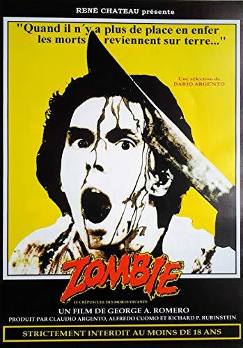 Zombie - Dawn of The Dead (1977) | Kleinformat Filmplakat, Poster [29,7 x 42 cm, Din A3]
