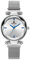 Reward Japanische Quarz-Damen-Armbanduhr mit multilateraler Glasoberfläche, einfach und elegant, modisches Geschenk für Mädchen, wasserdicht, Edelstahl (Silber)