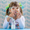N/AB 1 pajita de plástico suave – cristal reutilizable DIY pajita tubo de gafas Bar accesorios para niños Baby cumpleaños fiesta eventos bebidas (D)