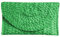 Fozehlad Straw Clutch Purse for Women, Woven Beach Straw Bags for Summer,Raffia Clutch For Girl Vacation, Green