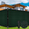 Duerer Sichtschutz Zaun 1.8m x 10m Gartenzaun Schattiernetz mit ösen 170g/m² Blockade UV-Schutz Outdoor Windschutz Sonnenschutz Sichtschutz Gewebe Hinterhof im Freien, Terrasse mit Kabelbinder, Grün