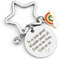 Porte Clef Homme Femme Cadeau Original Anniversaire pour Amitié Meilleure Amie Pour Fils Fille Copain Copine Frere Collègue Port Cle Gravé Pour Inspiration Encourage