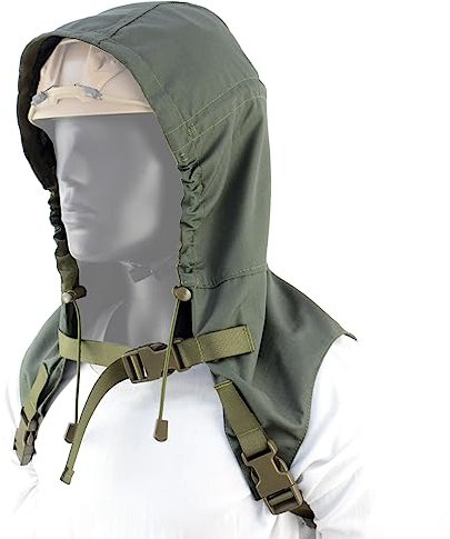 ROCOTACTICAL Lightweight Sniper Ghillie Viper Hood, Military Ghillie Suit for Airsoft, Panitball, Hunting, Camo Military Ghilie (Gray Green)