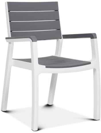 Keter Sessel Harmony 59 x 60 x 86 cm weiß/hellgrau