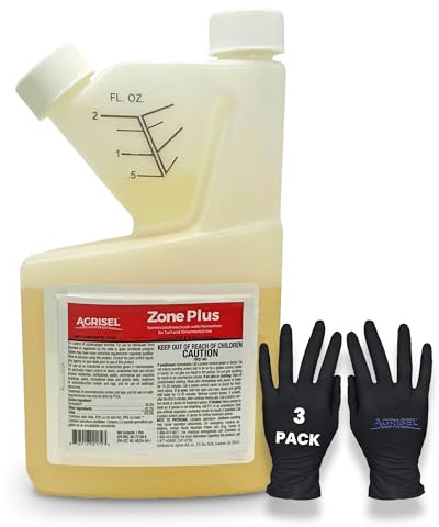Agrisel Zone Plus Insect & Pest Control, Broad Spectrum, for Indoor & Outdoor, Effective Against 100 Pests, Eco-Friendly, 3-Pack of Disposable is Included with Purchase, 16 Ounce