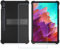 Funda para TCL Tab 10S, Cover Suave Silicona TPU Carcasa Caso Protectora Case + Cristal Templado Film Vidrio Protector de Pantalla para TCL Tab 10S (10,1) - Negro