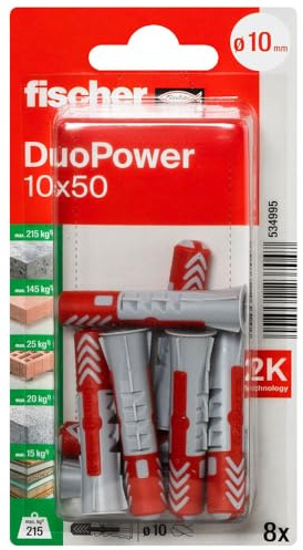 Fischer - Dübel – 8 Dübel DuoPower 10 x 50 mm Fischer