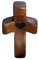 bephible Cruz de madera hecha a mano, idea de regalo religioso, bolsillo de madera de olivo, textura suave, alivio del estrés, compañero espiritual, cruz de aliento