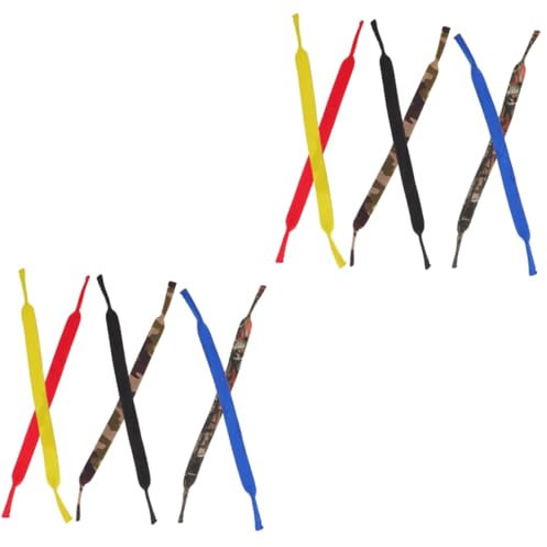 Angoily 12 Stk Brillenband aus Neopren Brillenhalter Brillengestelle brillenablage Gläser eine Brillen-Anhänger hängendes Seil Ski Brillenkette Zubehör Brille Seil Lanyard