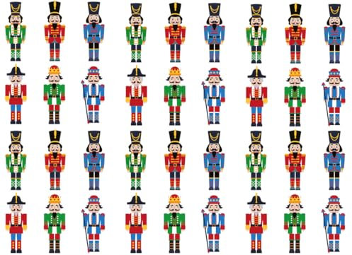 Nutcrackers Cupcake Toppers Edible Wafer Paper Fairy Cake Toppers Birthday Celebration Cakes Decorations