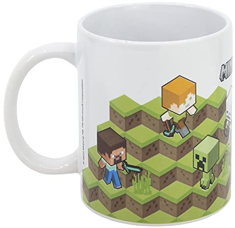 Taza de cerámica de sublimación de 325 ml en caja de Minecraft