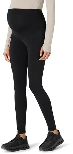 Amazon Essentials Damen Umstandsleggings, Active FormFlex butterweich mit Überbauchbund in voller Länge für Yoga und Workout