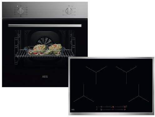 AEG AB07B Set Backofen NBU5A10CM + Induktionskochfeld OIO84A00XB